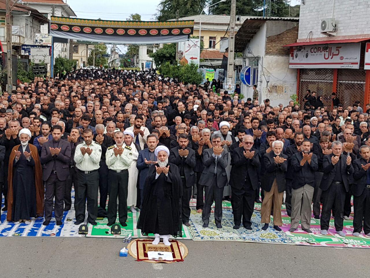 اقامه نماز ظهر عاشورا در ۴۵۰ بقعه متبرکه گیلان