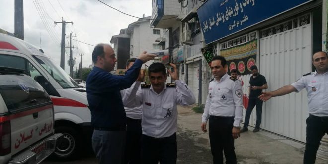 تکنسین‌های اورژانس ۱۱۵ گیلان به مرز مهران اعزام شدند