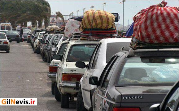 ورود بیش از ۳ میلیون مسافر به گیلان در ۹ روز