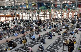 گزارش تصویری/ قرائت دعای عرفه در گلزار شهدای رشت