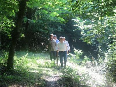 بازدید فرماندار رشت از تونل های جنگی شاه عباسی