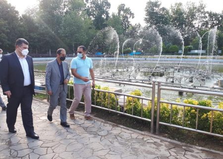 راه‌اندازی فاز تکمیلی آب نمای موزیکال بوستان ملت در عید سعید غدیر