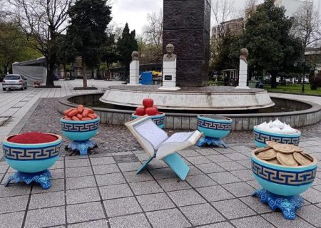 ۶۰ المان نوروزی در ۵۵ محله و پیاده‌ راه فرهنگی رشت نصب شده است