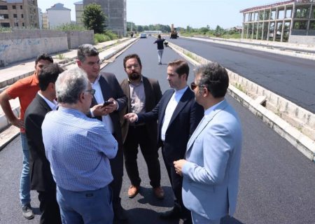 بازدید شهردار رشت و عضو شورا از روند اجرای پروژه بازگشایی بلوار امام علی (ع)