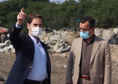 نظارت بر عملیات اجرایی پروژه توسط شهردار رشت و نماینده مجلس