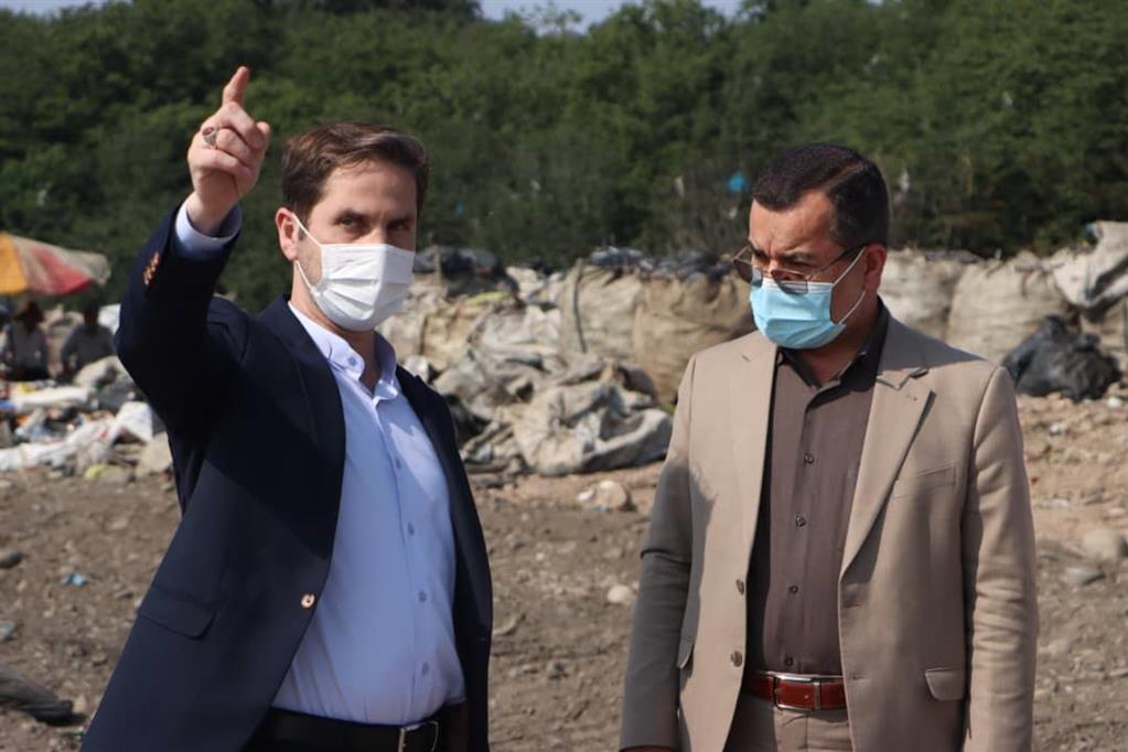 نظارت بر عملیات اجرایی پروژه توسط شهردار رشت و نماینده مجلس