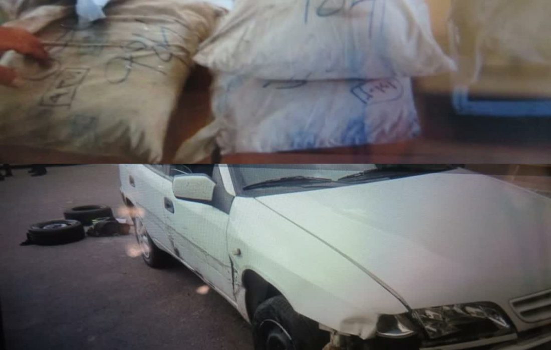 توقیف زانتیا حامل ۴۰ کیلو مواد مخدر در رشت