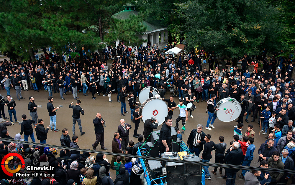 سوگواری مردم دهستان خرارود سیاهکل در رحلت رسول اکرم(ص) + عکس