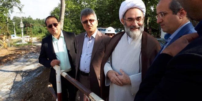 بازدید امام جمعه رشت از پروژههای در حال ساخت سایت لاکان رشت