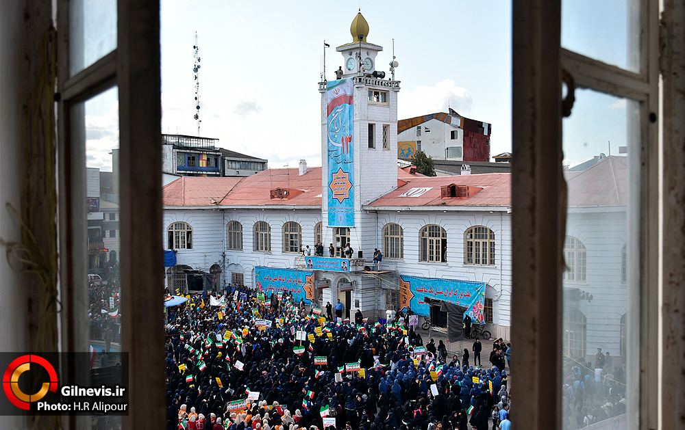حماسه به یادماندنی استکبارستیزی مردم رشت برگزار شد + عکس