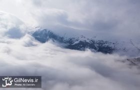 گزارش تصویری/ چهره سفید طبیعت گیلان در زمستان سرد