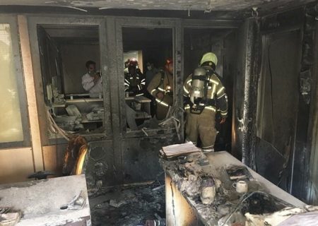 نجات یک جوان رشتی از آتش