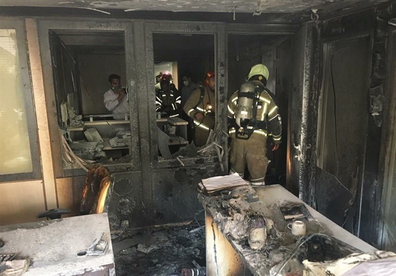 نجات یک جوان رشتی از آتش