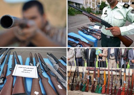 کشف بیش از هزار سلاح شکاری و ادوات صید غیرمجاز در گیلان