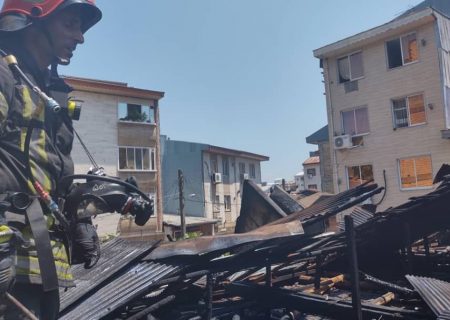 اتصال در سیستم سیم کشی برق باعث آتش سوزی شد