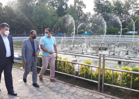 افتتاح فاز تکمیلی آب‌نمای موزیکال بوستان ملت در عید سعید غدیر