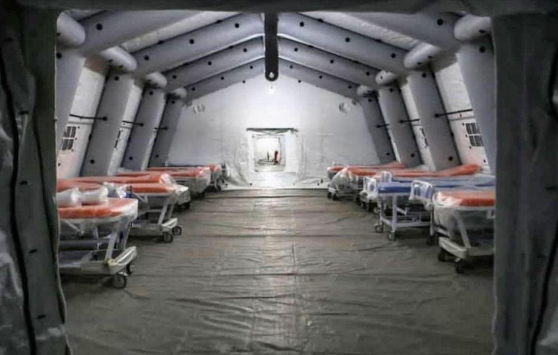 بیمارستان صحرایی ارتش در پورسینای رشت به بهرهبرداری رسید