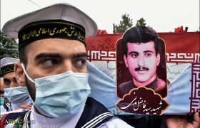 گزارش تصویری/ تشییع پیکر ۲ شهید تازه تفحص شده در رشت