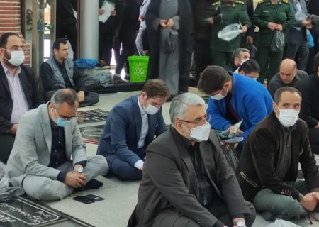 حضور اعضای شورا و شهردار رشت در مراسم نخستین سالگرد شهادت سردار محمد علی حق بین به روایت تصویر