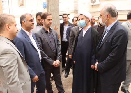 بازدید رئیس کل دادگستری گیلان و شهردار رشت از ساخت و سازهای خلاف سطح شهر