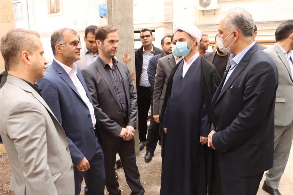 بازدید رئیس کل دادگستری گیلان و شهردار رشت از ساخت و سازهای خلاف سطح شهر