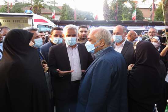 بازدید استاندار گیلان از غرفه دانشگاه علوم پزشکی گیلان در نمایشگاه هفته دولت