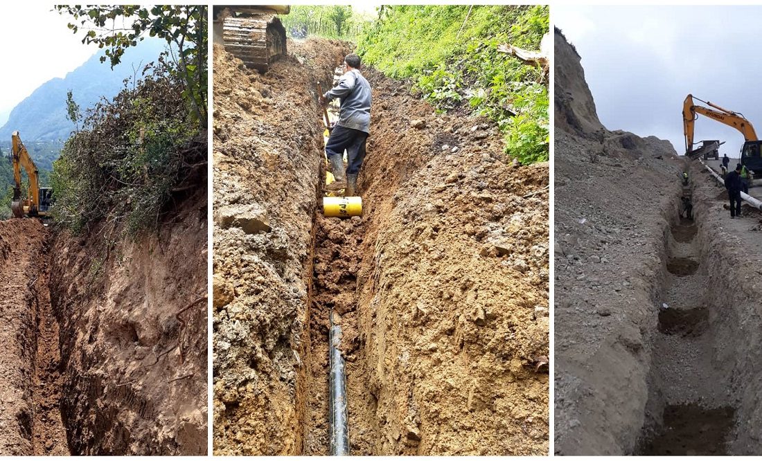 اجرای بالغ بر ۵۰ کیلومتر شبکه گاز در استان گیلان