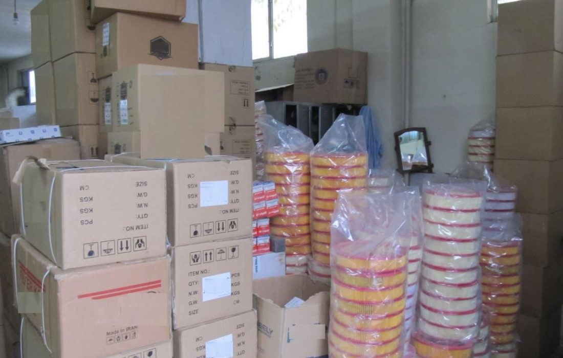 کشف لوازم یدکی قاچاق در رشت