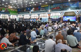 گزارش تصویری | قرائت دعای پرفیض عرفه در جوار شهدای گمنام رشت