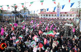 گزارش تصویری | راهپیمایی یوم‌الله ۲۲ بهمن در رشت