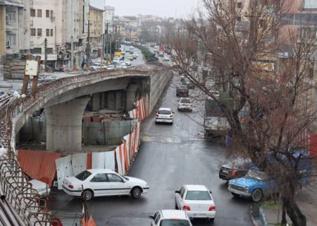 پیشرفت ۵۵ درصدی تقاطع غیرهمسطح آیت‌الله رودباری