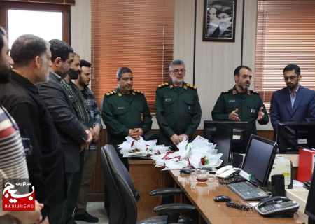 بازدید فرمانده سپاه قدس گیلان از خبرگزاری صدا و سیما گیلان