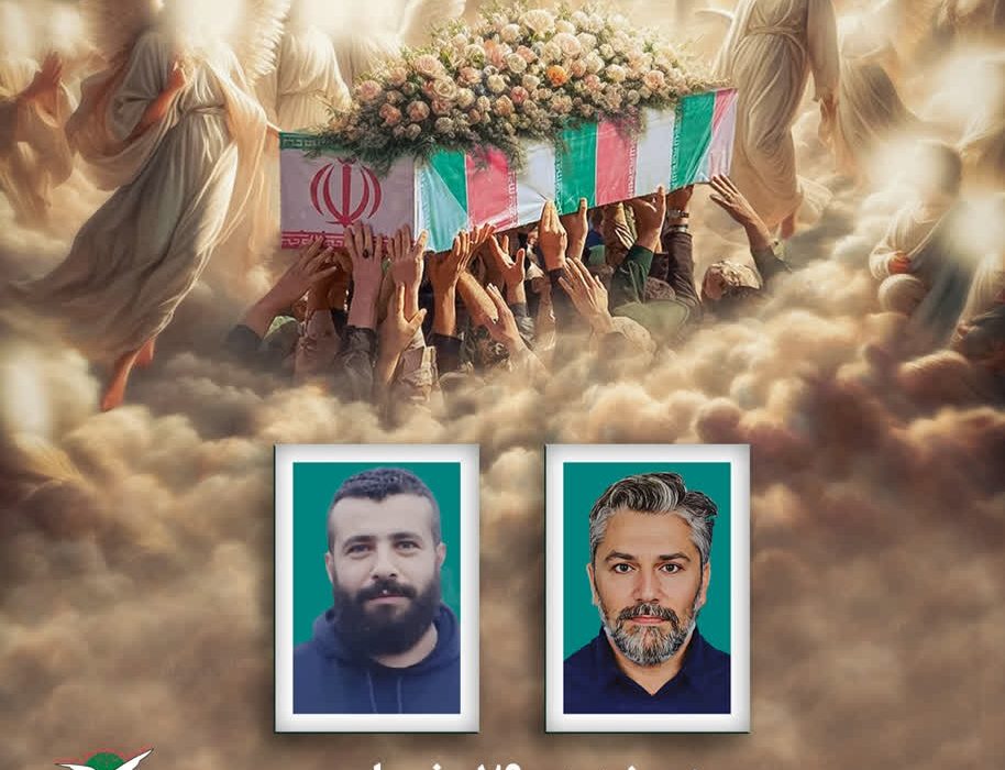 تشییع دو شهید گیلانی تجاوز وحشیانه رژیم صهیونیستی در فومن و رودسر