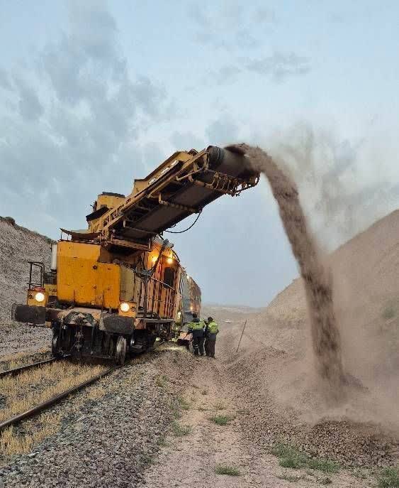 آغاز عملیات بهسازی خط در راه‌آهن منطقه شمال۲