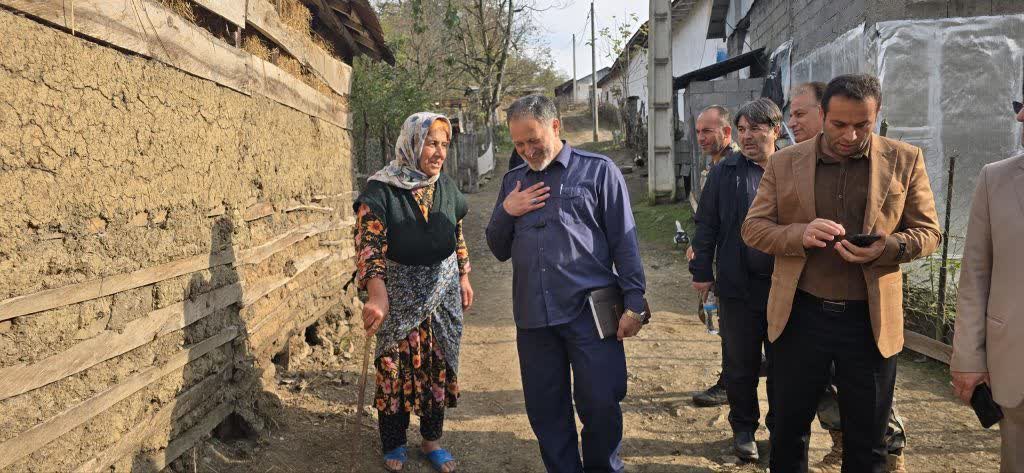 بررسی مشکلات روستای شیشار رضوانشهر با حضور بازرس‌کل گیلان